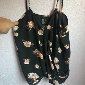 Forever 21 sleeveless floral blouse